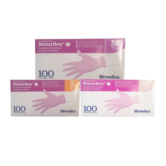 Naturflex Guante Sin Polvo Talla M 100uds