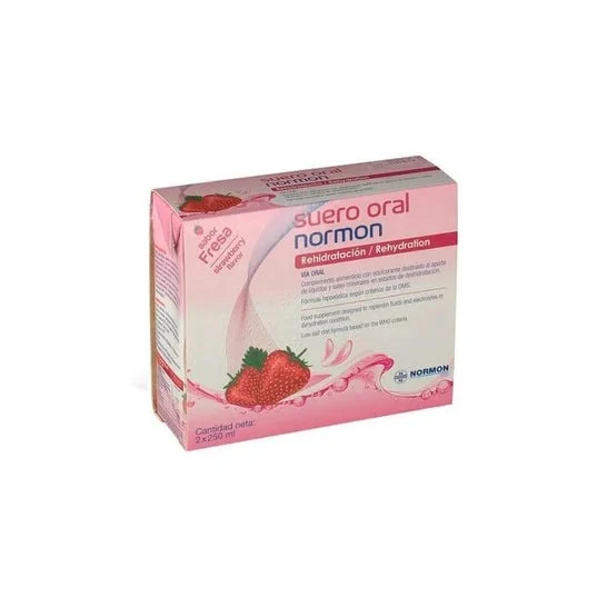 Normon siero orale di fragola 2udsx250ml