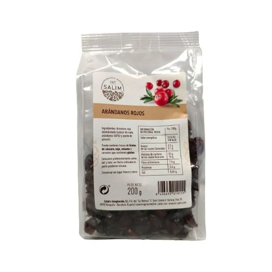 Int-Salim Mirtillo Rosso Essiccato mezzo 200g