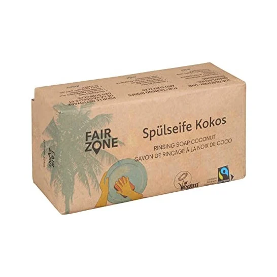 Fair Squared Solid Dish and Surface Soap Coconut 450g