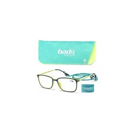 Bads Occhiali da lettura in metallo verde giallo 1.00 1piece