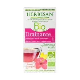 Erbe Erbe Olmaria Infusion drenante Olmaria Biologica 20 bustine