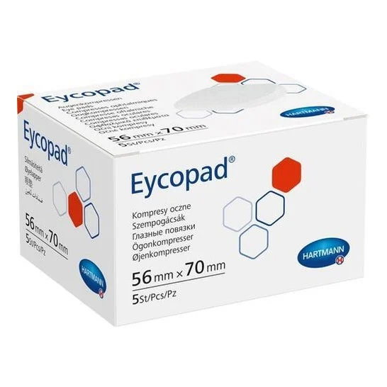 Toppe occhio non sterili dell'Eycopad 5 pz