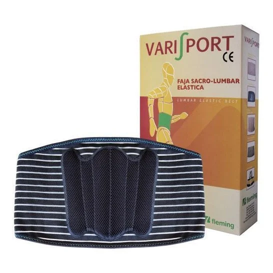 Fleming Varisport Cintura Sacro-Lomb Velcro TEg +110cm Nero 1 Unità