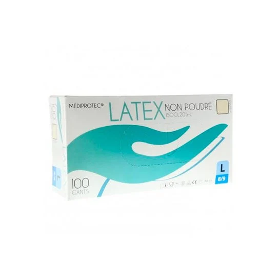 Mediprotec Guanto in lattice 6-7 TS 100uts