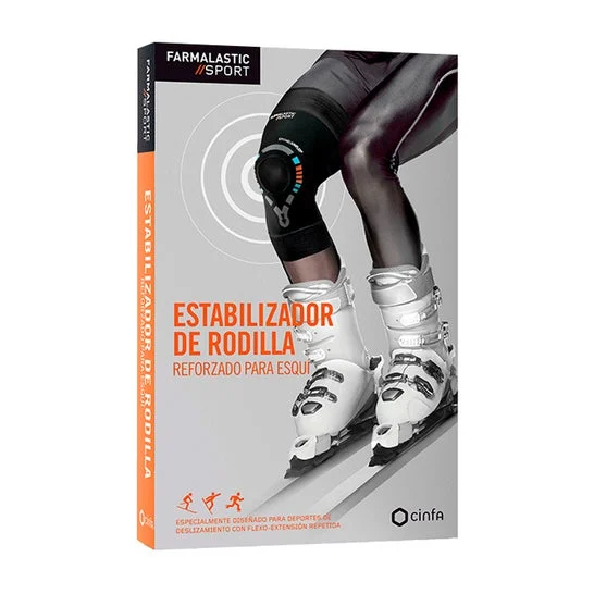 Stabilizzatore di sci al ginocchio rinforzato al ginocchio T- Xl Farmalastic Sport T- Xl