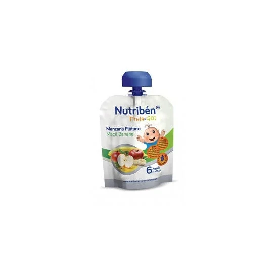 Nutriben Frutta & Vai Banana di Mele 90 G