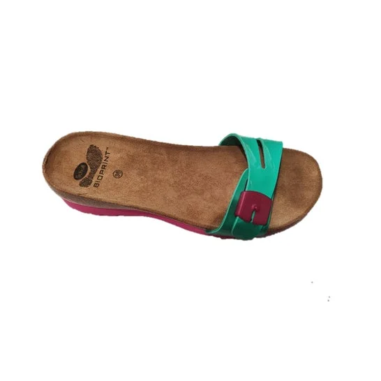 Scholl Tinile Mule Verde Fucsia 38 1 Paio