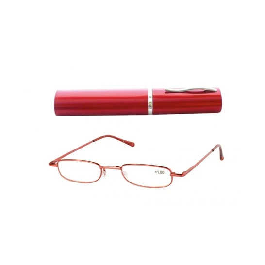BadsCmr2002 Occhiali in Metallo Rosso +1.00 1 Unità