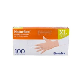 Naturflex Guanti Vinilo Trasparenti TXL 100 Unità