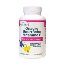 3 capsule della vitamina E 150 della borragine della borragine di enotera di Chnes ● 3 capsule