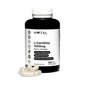 Hivital Foods L-Carnitina pura 1000mg 180 tappi vegani