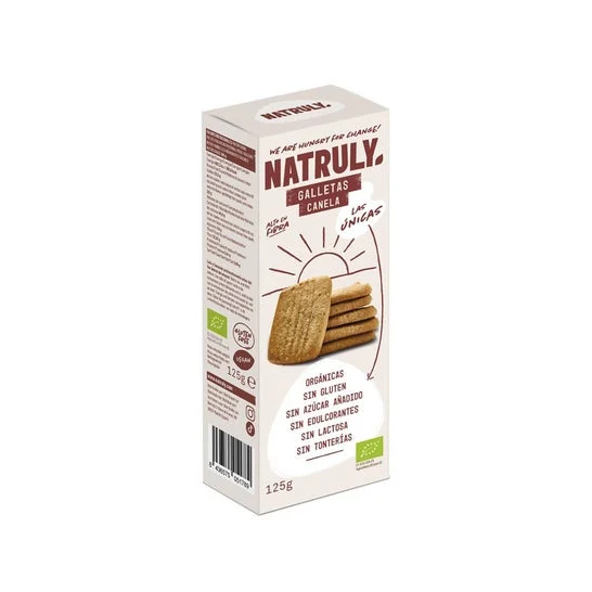 Natruly Galletas Canela Sin Gluten Bio 125g