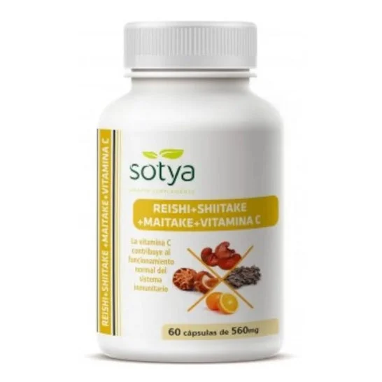 Sotya Reishi Maitake Y Shiitake 60Cáps