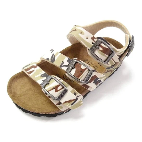 Birkenstock Sandalo Ellice Camouflage Rosso Marrone T29 1 Paio