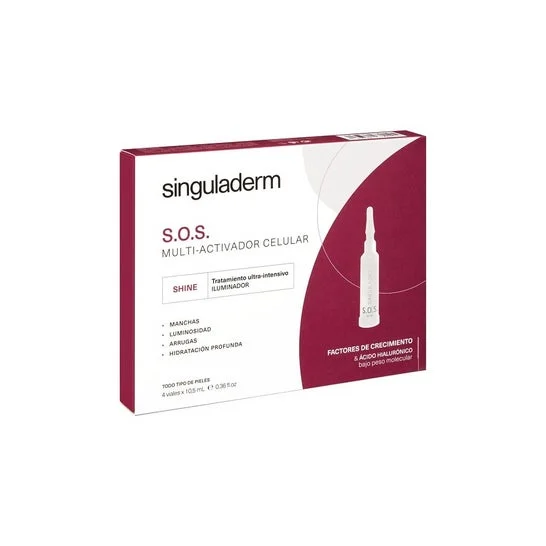 Singuladerm S.O.S brillare 4 flaconi x 10