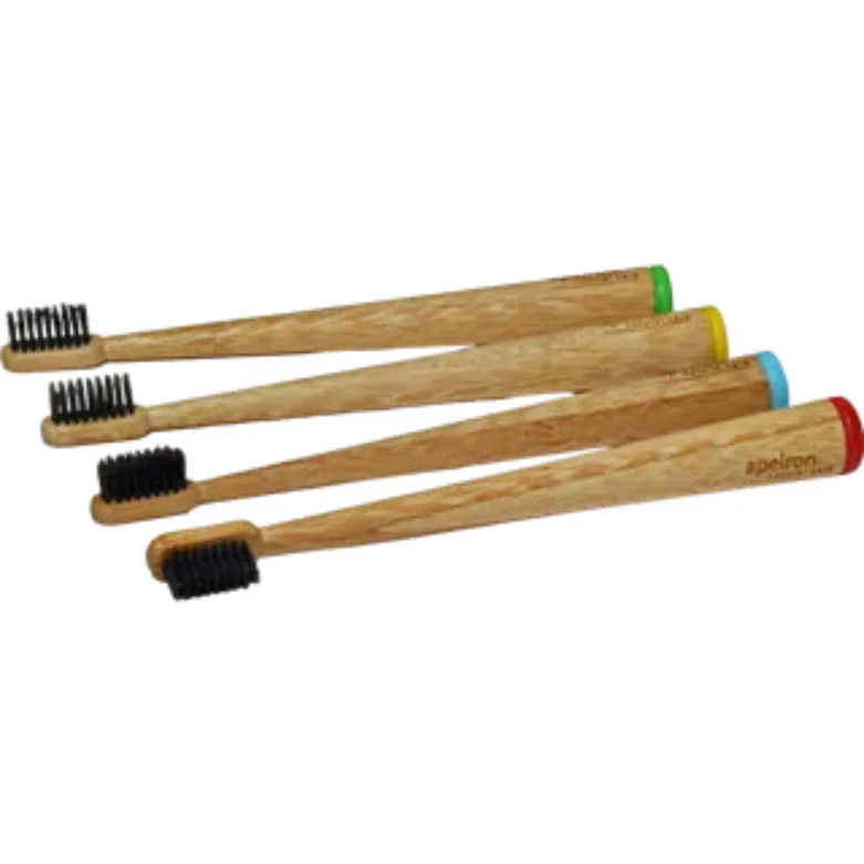 Apeiron Spazzolino da Denti in Bambù Naturale