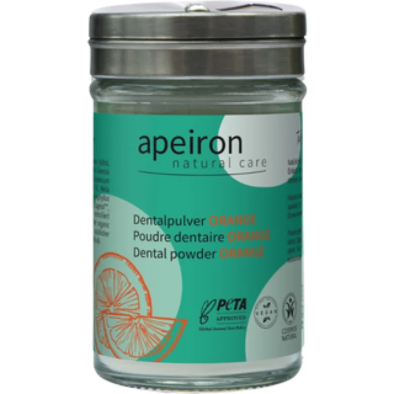 Apeiron Auromère - Dentifricio in Polvere Arancia 40 g