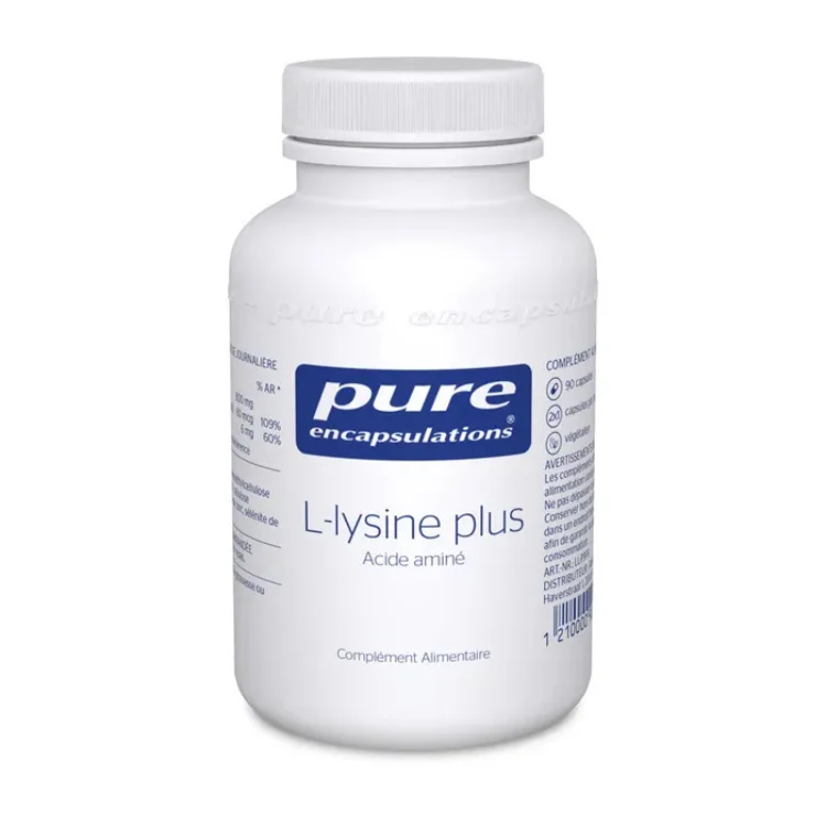Pure Encapsulations L-lysine Plus 90 capsule