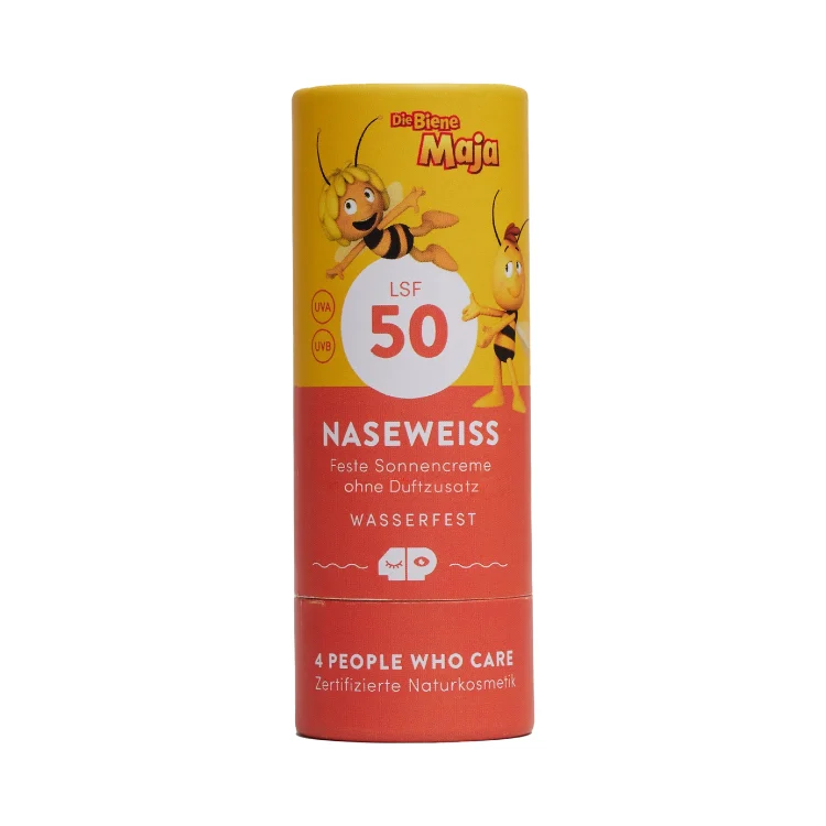 4 people who care Crema Solare Solida SPF 50 "Ape Maia" 40 g