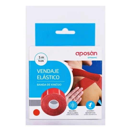 Aposan Benda Elastica Dinamica Colore Rosso 5mx5cm