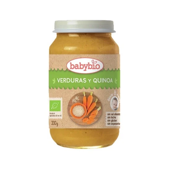 Babybio Verdura ecologica e vasetto di Quinoa 200g