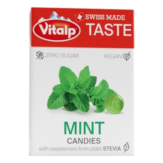 Vitalp Caramelos Sin Azúcar Menta Bio 25g
