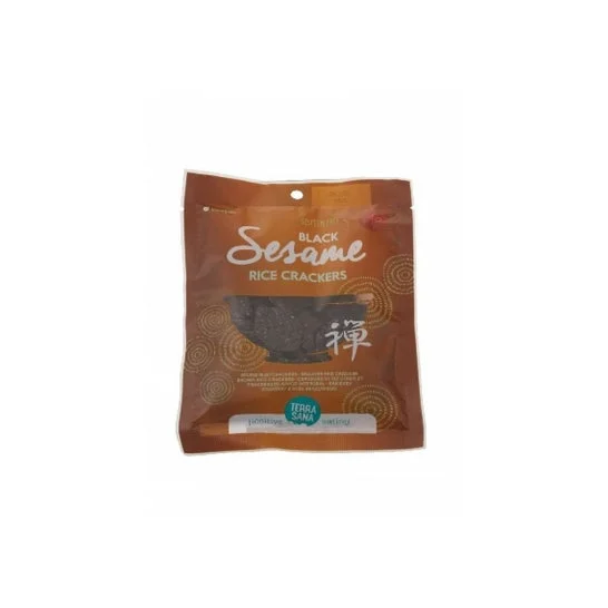 Terrasana Crackers di Riso al Sesamo Nero 60g