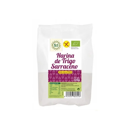 Sol Natural Organic Gluten Free Buckwheat Flour 500g