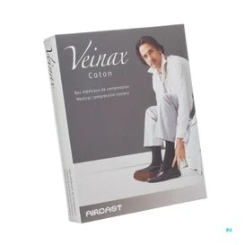 Veinax Coton Gambaletto Uomo Nero TN4 1 Paio