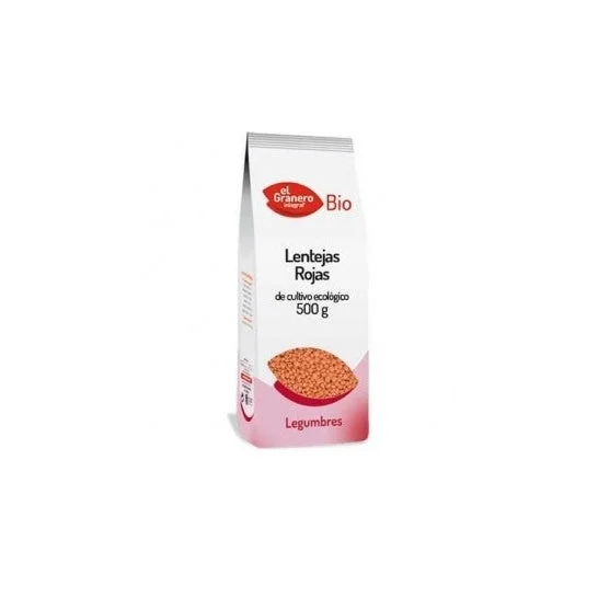 Granero Alimentacion Lenteja Roja Bio 500g
