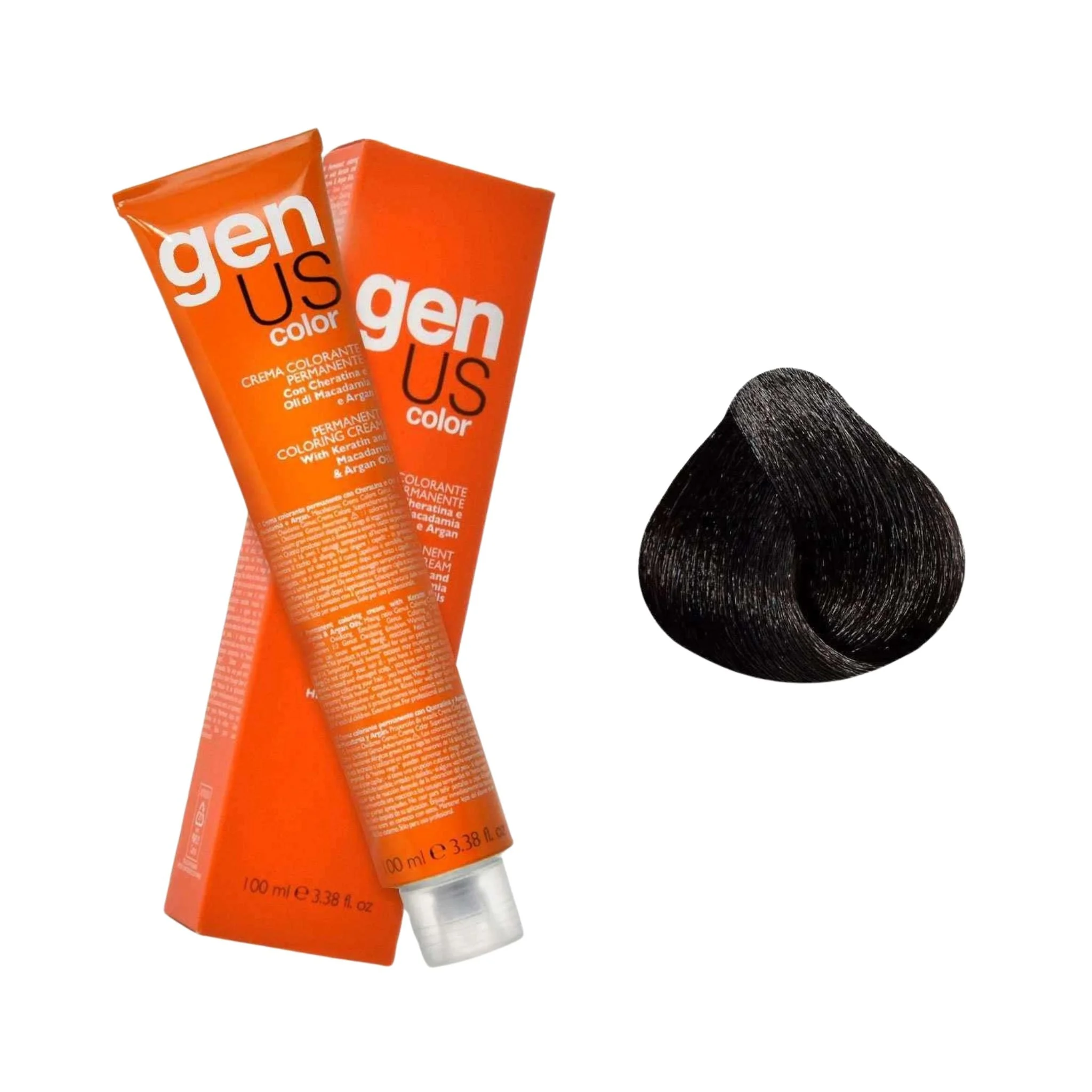 GenUs Color 4.0 castano - Crema Colorante Permanente - 100ml