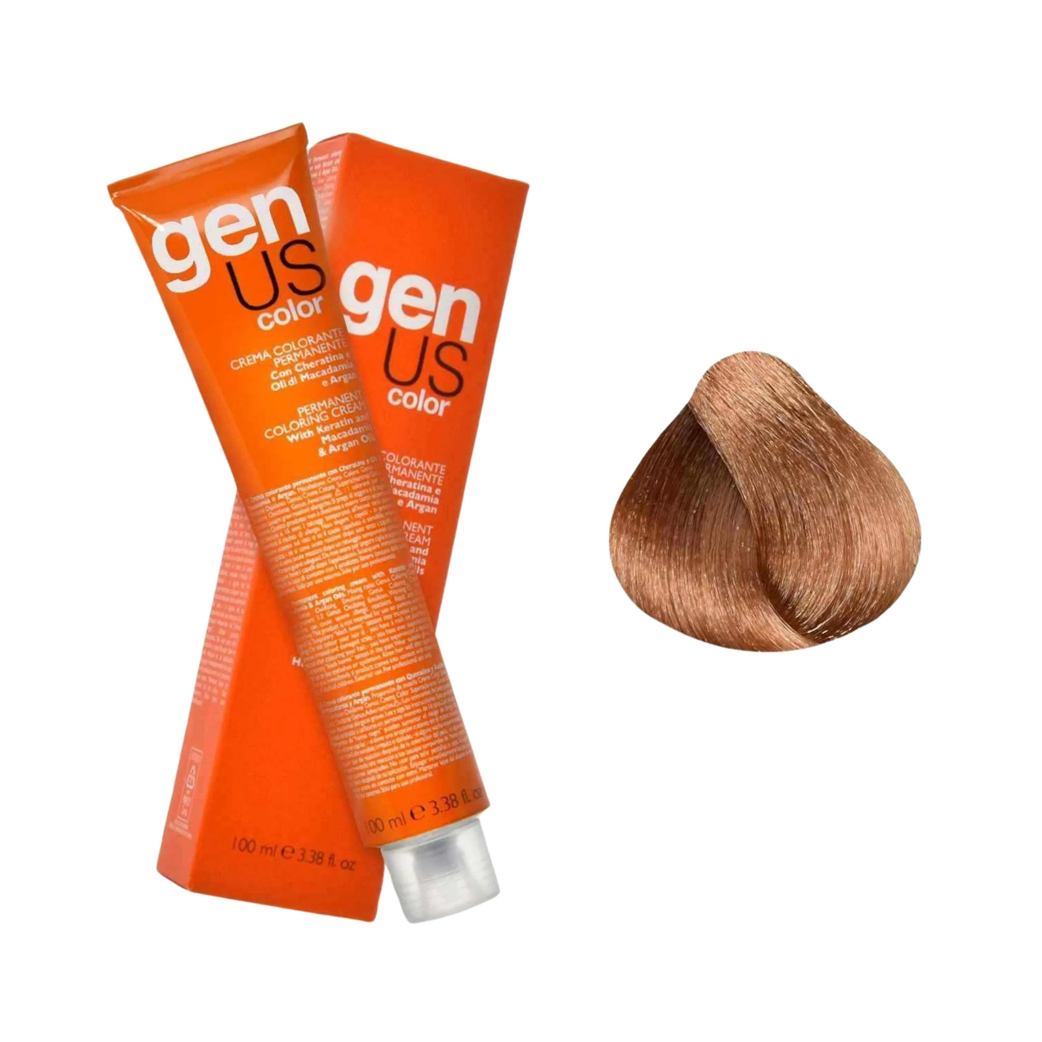 GenUs Color 9.003 Biondo Chiarissimo Naturale Caldo - Crema Colorante Permanente - 100ml