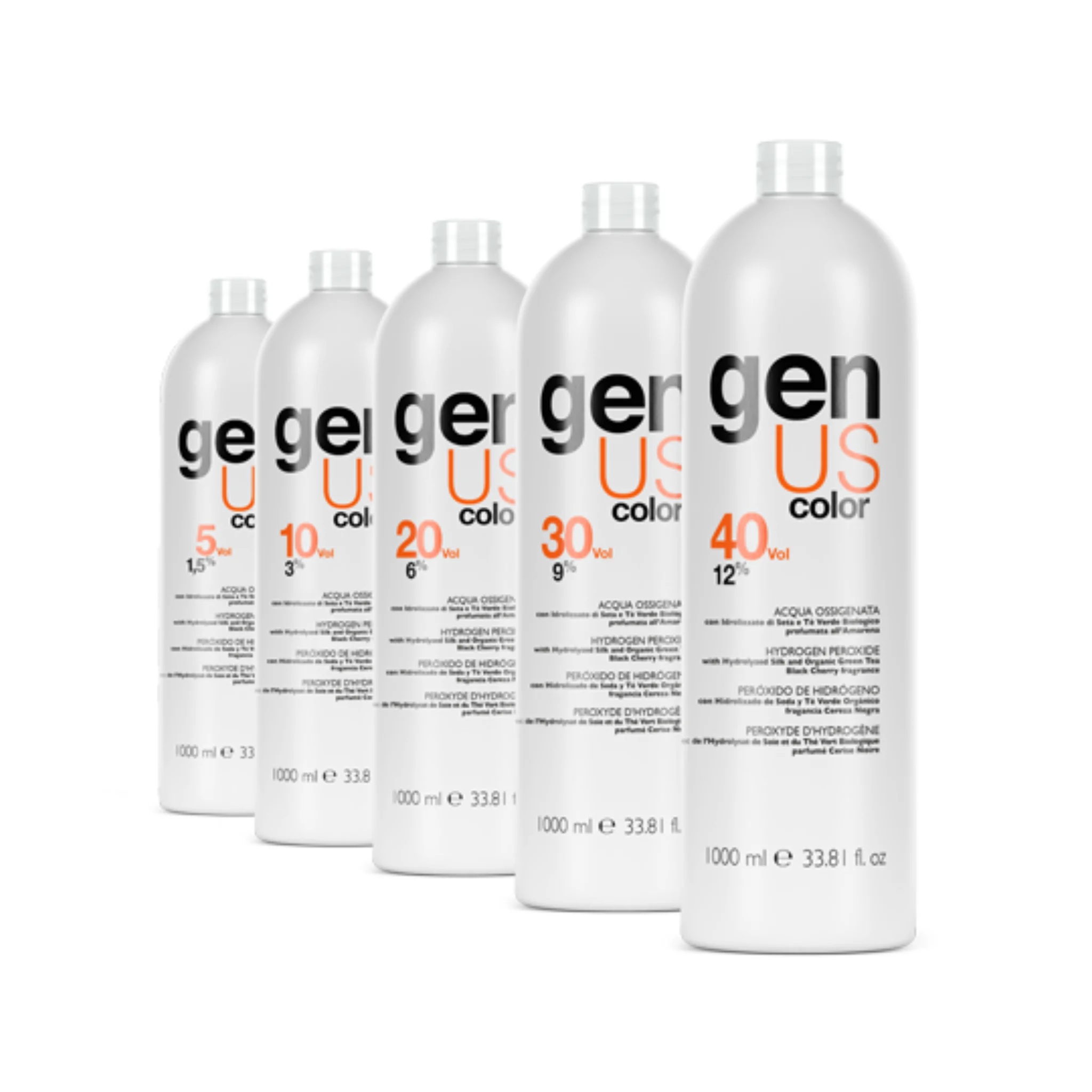 GenUs Emulsione Ossidante 20 Volumi al Profumo di Amarena - 1000ml