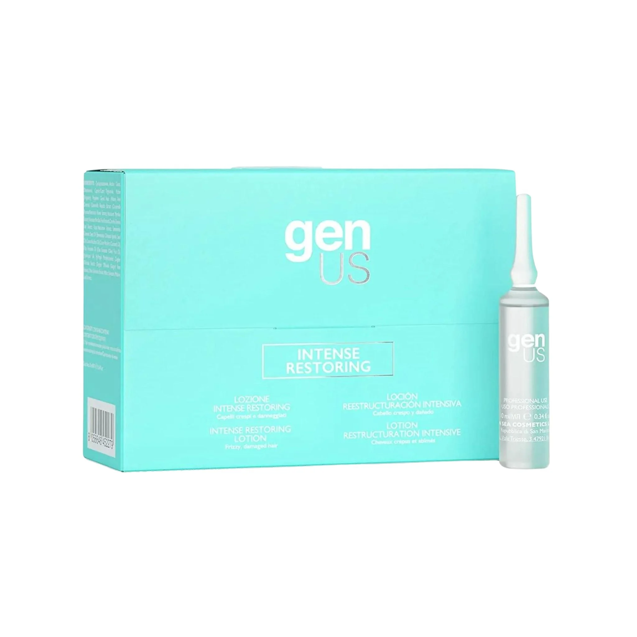 GenUs Intense Restoring Fiale per Crespi e Danneggiati - 12x10ml
