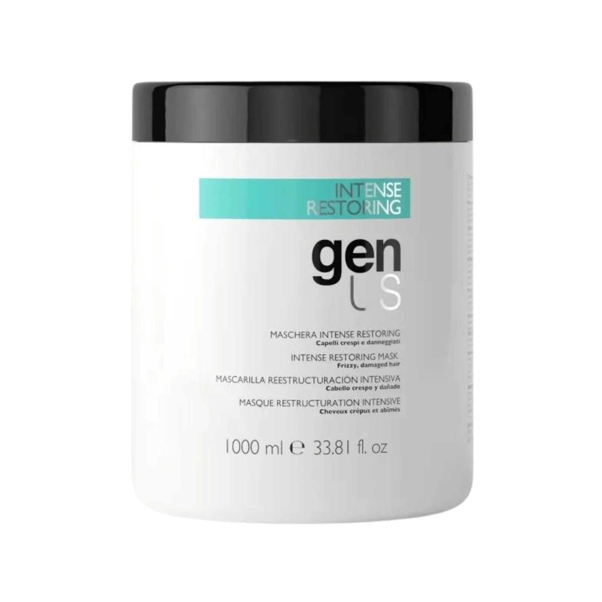 GenUs Intense Restoring Maschera Capelli Crespi e Danneggiati 1000 ml