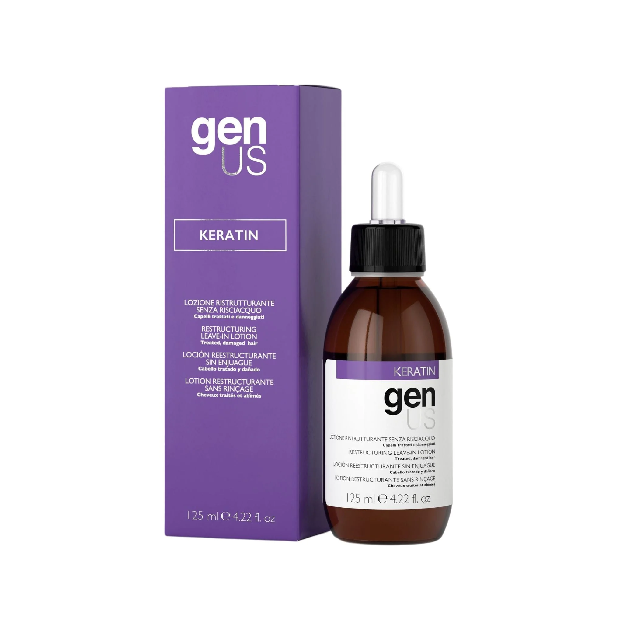 GenUs Lozione Ristrutturante Keratin - 125ml