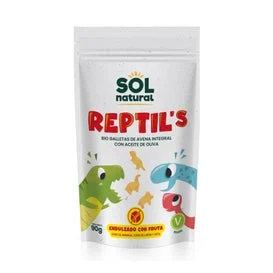 Sol Natural Reptil's Bio Galletas Avena Integral y Fruta 90g