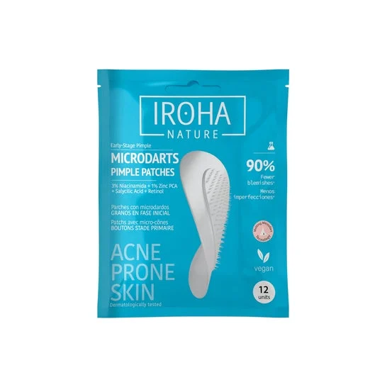 Iroha Acne Prone Skin Parches Granos Ácido Salicílico 12uds