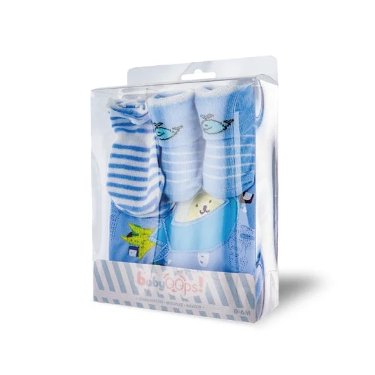 Kit nascita Babyoops 0-6 mesi blu