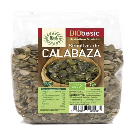 Solnatural Citrouille Grain Bio 500g