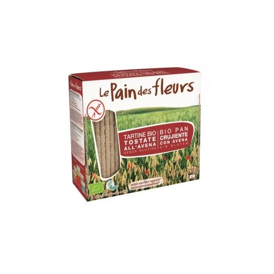 Le Pain des Fleurs Pane croccante di pane croccante senza glutine Bio 150g