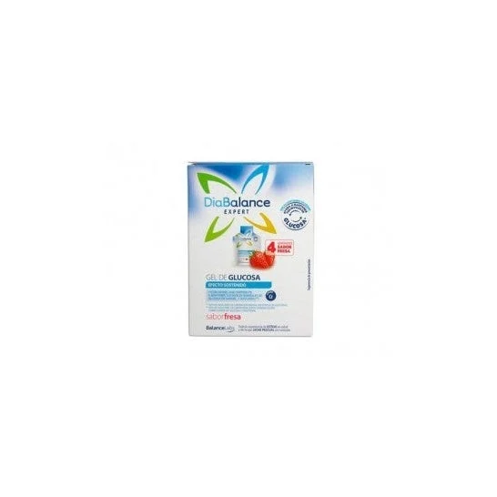 DiaBalance Esperto gel di glucosio ad effetto sostenuto fragola 4 bustine