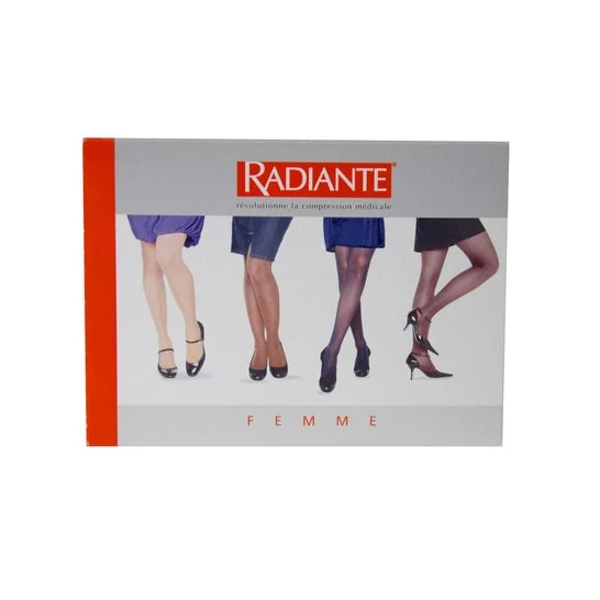 Radiante 2 Microvoile Calza Antiscivolo Donna Carne 4M 1 Paio