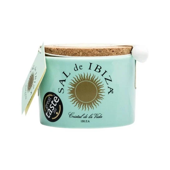 Sal de Ibiza Flor Sal Bote Ceramica 150g