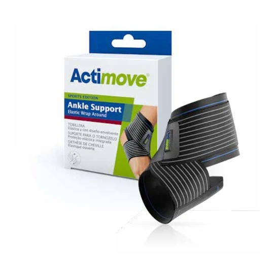 Actimove Elastic Ankle Support Strap L 1 Paio