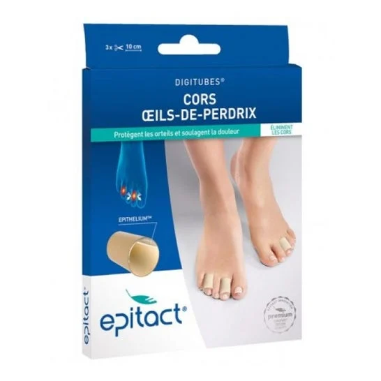 Epitact Digitubes Epithelium per corno e occhi di pernice 1 dimensione L Box