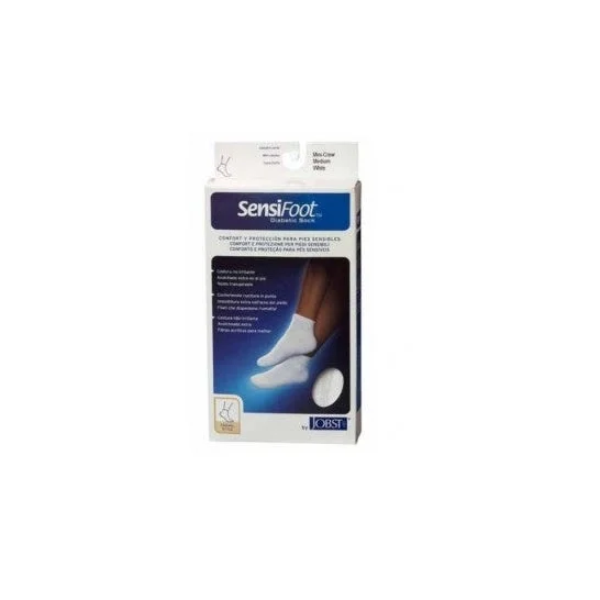 Calzino corto bianco Sensifoot T-L 1ud
