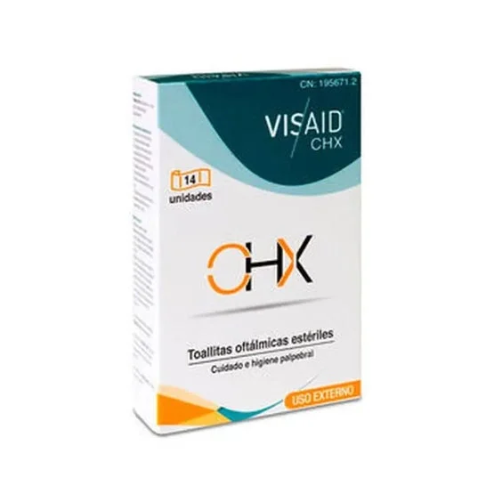 Salviettine oftalmiche sterili Visaid Chx 14 Unids
