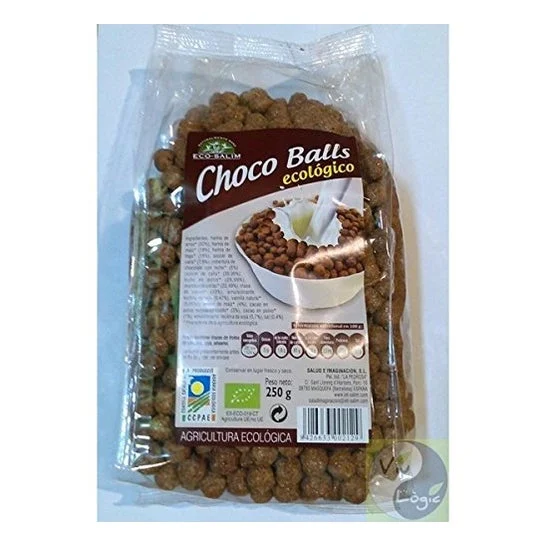 Palle di riso rigonfio Int-Salim Choco Eco 250g